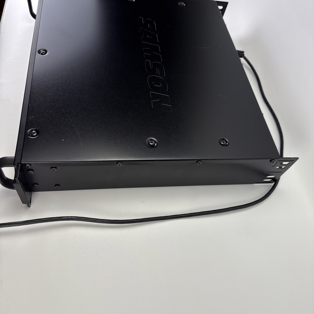Samson SX1200 PA Speaker Amplifier Rack Mountable. 900 Watts Max Usable Power