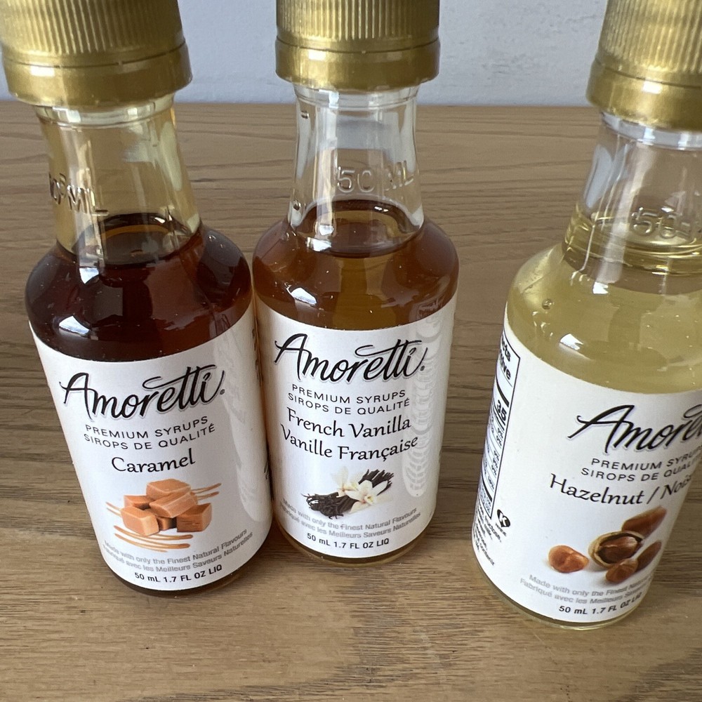 Amoretti Premium Classic Syrups 50ml (3 Pack)