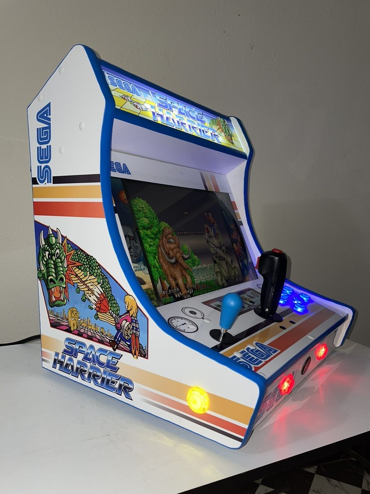 Sega Space Harrier Multicade Tabletop Bartop Arcade Cabinet Raspberry pi 4
