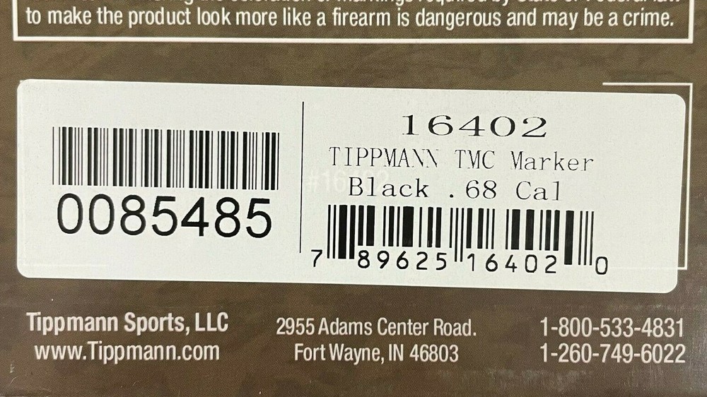 NEW Tippmann TMC Paintball Gun - Black/Black