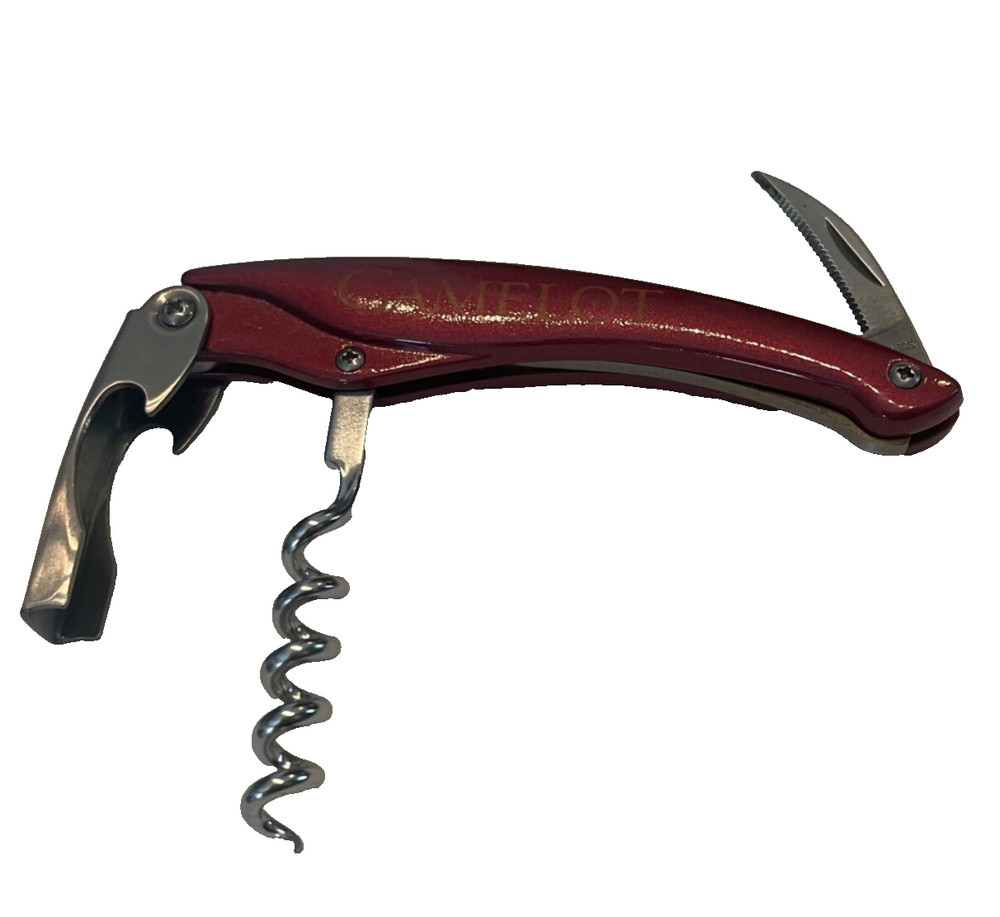 CAMELOT Quality Corkscrew Waiter Wine Key Opener