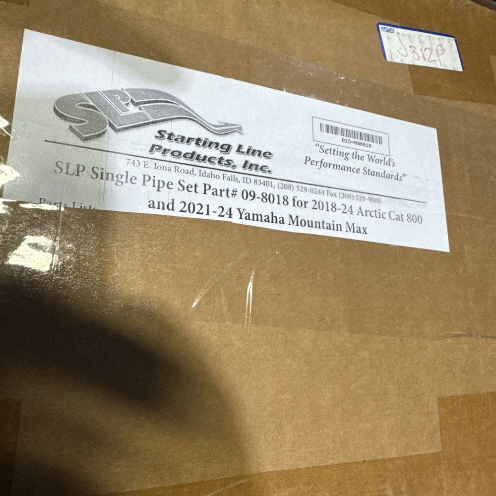 Starting Line Products - 09-8018 - Tuned Exhaust System, Single Pipe