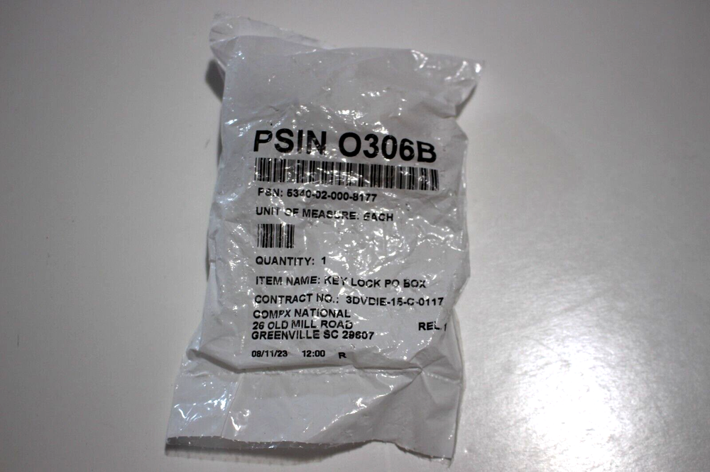 KEY LOCK FOR MAILBOX O306B 2 KEYS