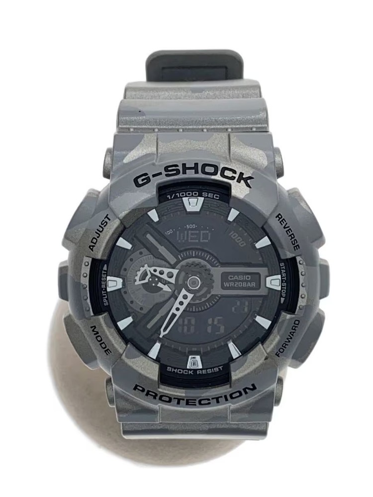 CASIO Quartz Wristwatch G SHOCK Digital Analog GRY SLV