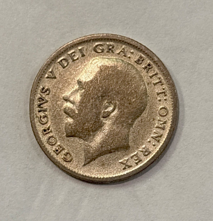 1922 British Silver! 6 Pence! ENN Coins