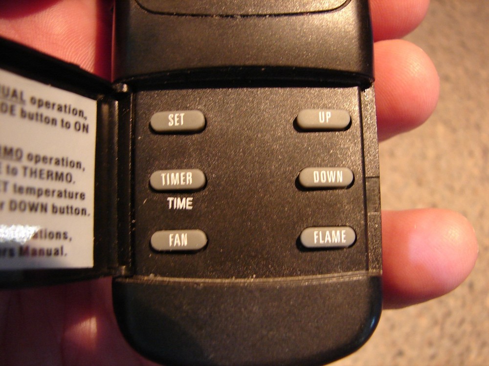 Skytech Heat-N-GLO Hand Remote W/Thermo Flame Cont. Timer Fan Control