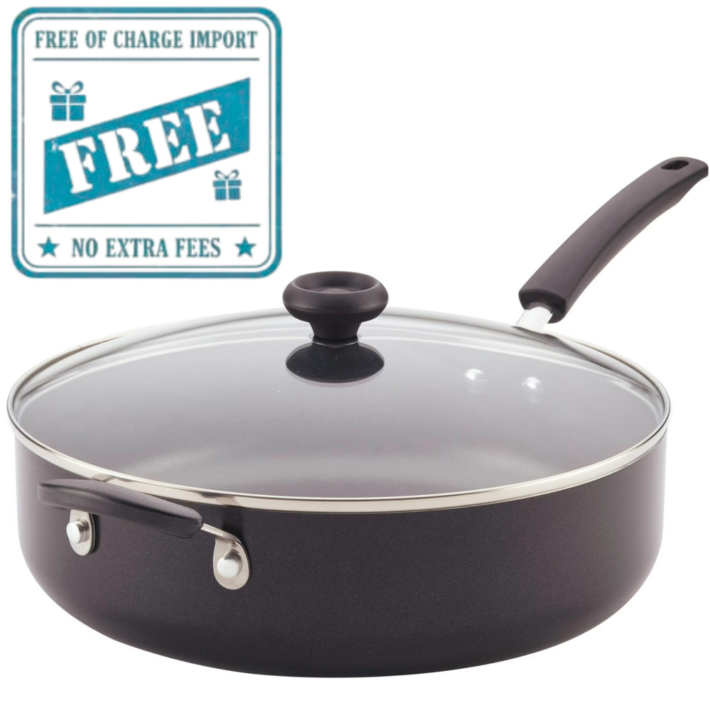 Farberware Easy Clean 6 Quart Nonstick Jumbo Cooker Chef's Pan Helper Handle