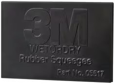 3M Wetordry Rubber Squeegee, 2" x 3