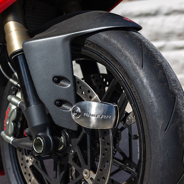 Riderr RD15S Alarm Disc Lock - Silver