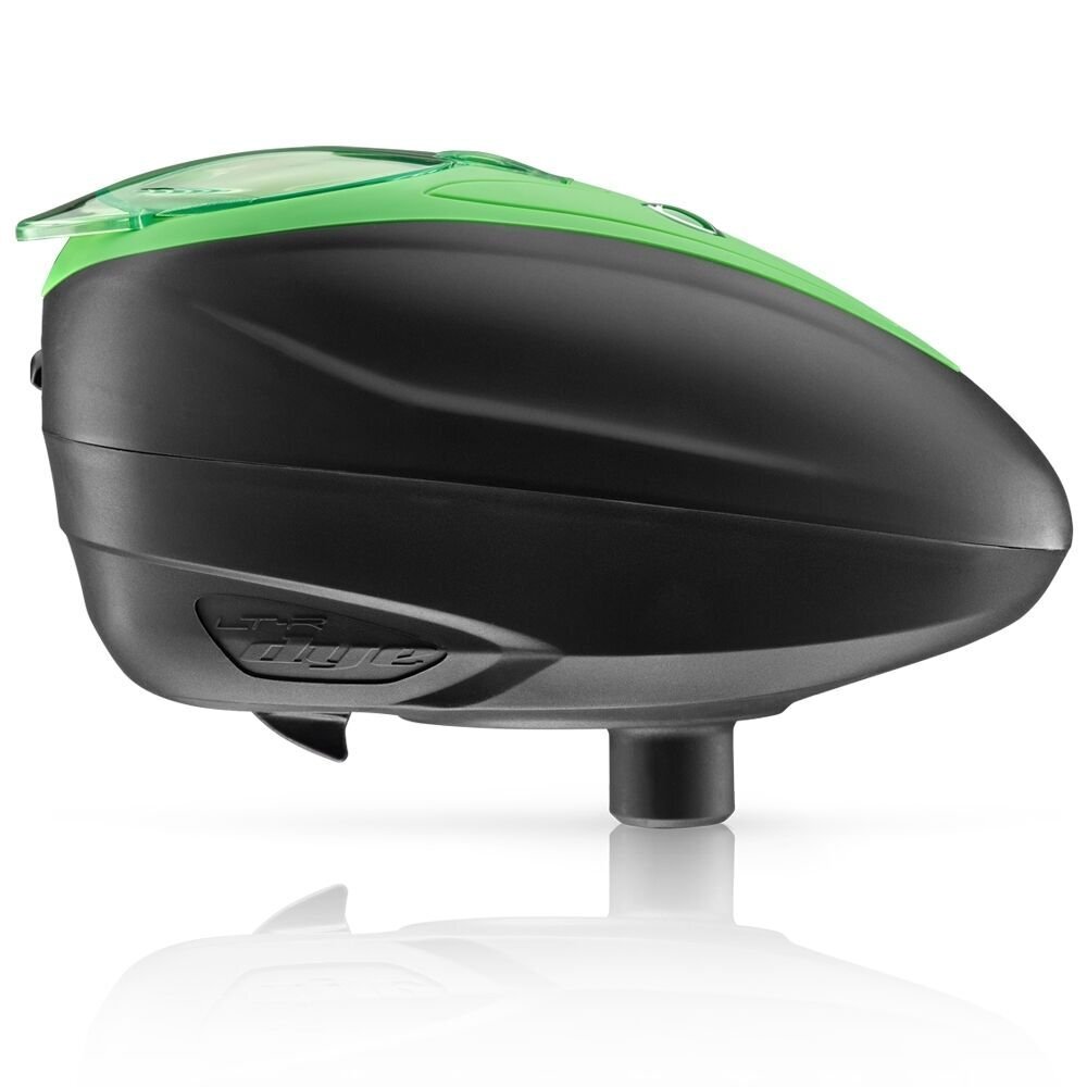 Dye LT-R Electronic Paintball Loader LTR Rotor Hopper - Black / Lime
