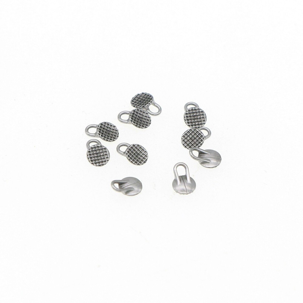 Dental Orthodontic MIM Traction Hook Round/Rectangular Lingual Button Monoblock