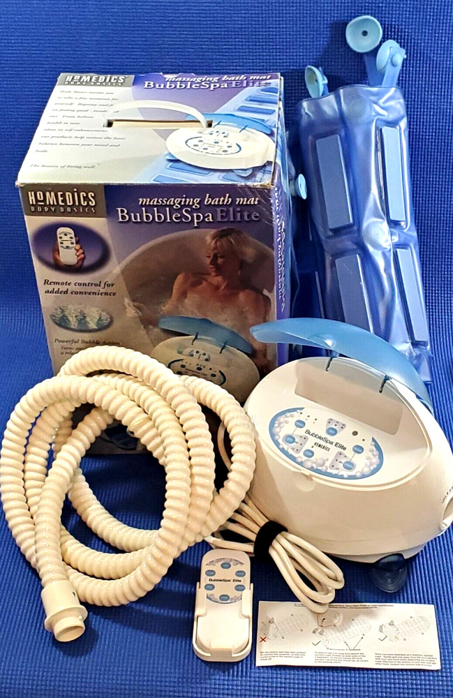 HoMedics BubbleSpa Elite BMAT-5 Programmable Massaging Bath Mat w/Remote