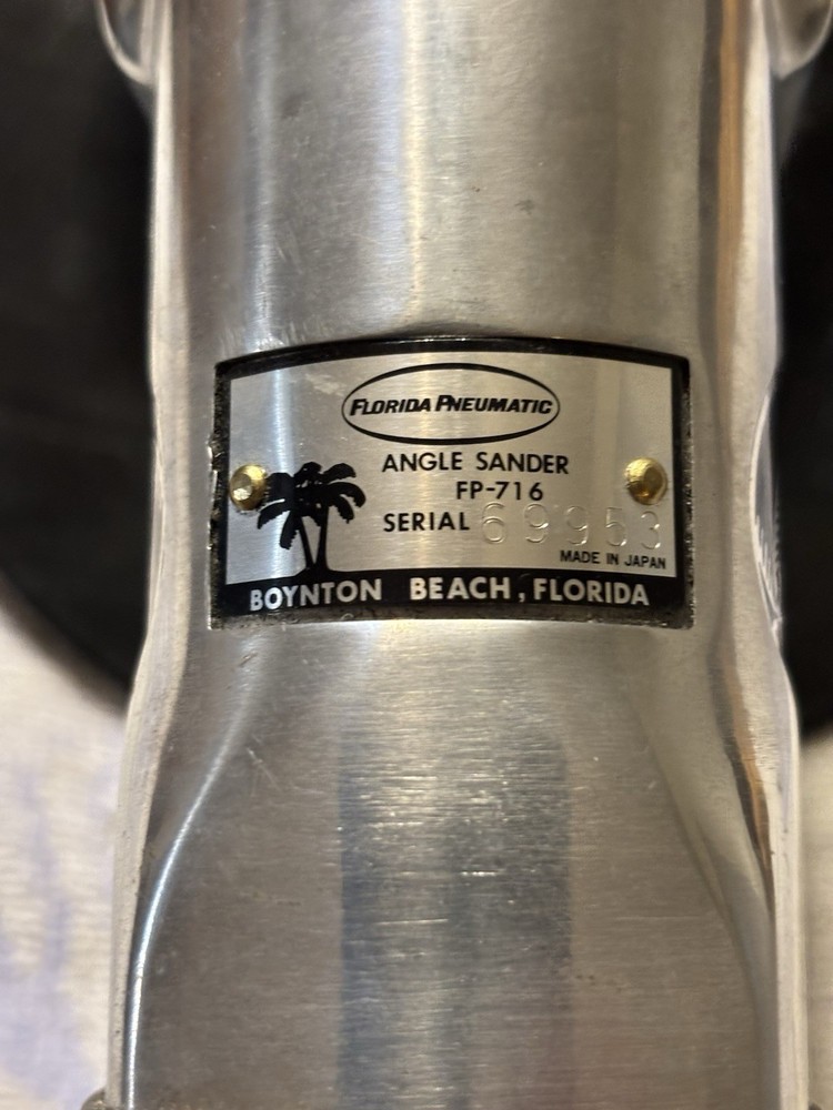 7” Inch Angle Sander , Brand Is Florida Pneumatic