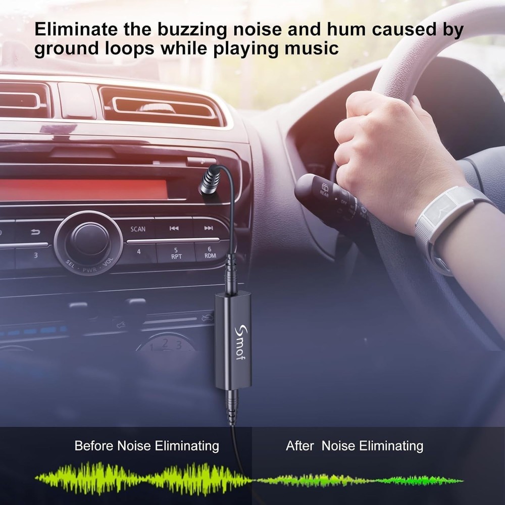 Portable 3.5mm Ground Loop Isolator – Simplify Your Audio Experience Anywhere
