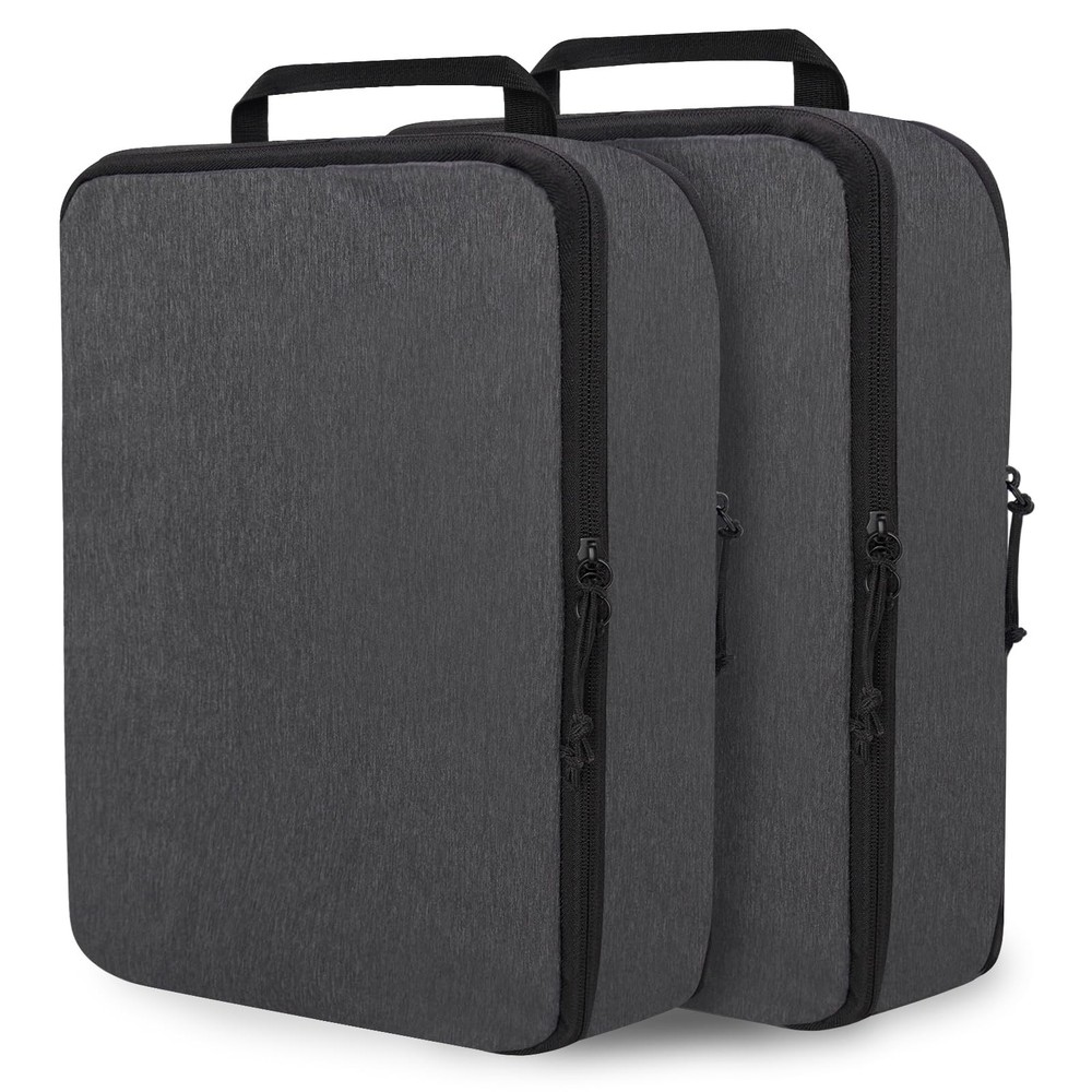 Extra Large Compression Packing Cubes for Travel Essentials, 2 Set Expandable...