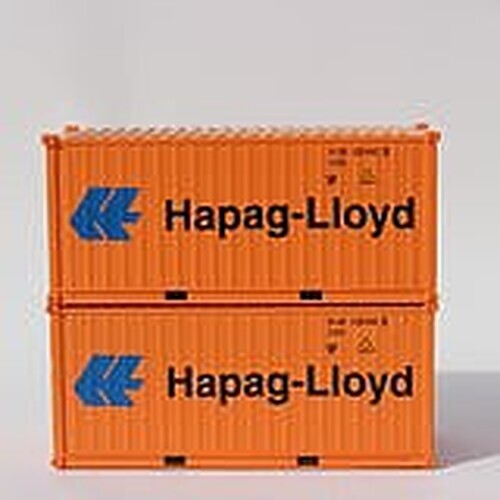 JackTermCo N 20' Std Height CS Containers HAPAG-L - #205484