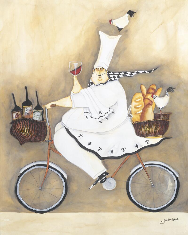 Ceramic Backsplash Tile Mural Chef Cook Kitchen/Bathroom - Chef To Go