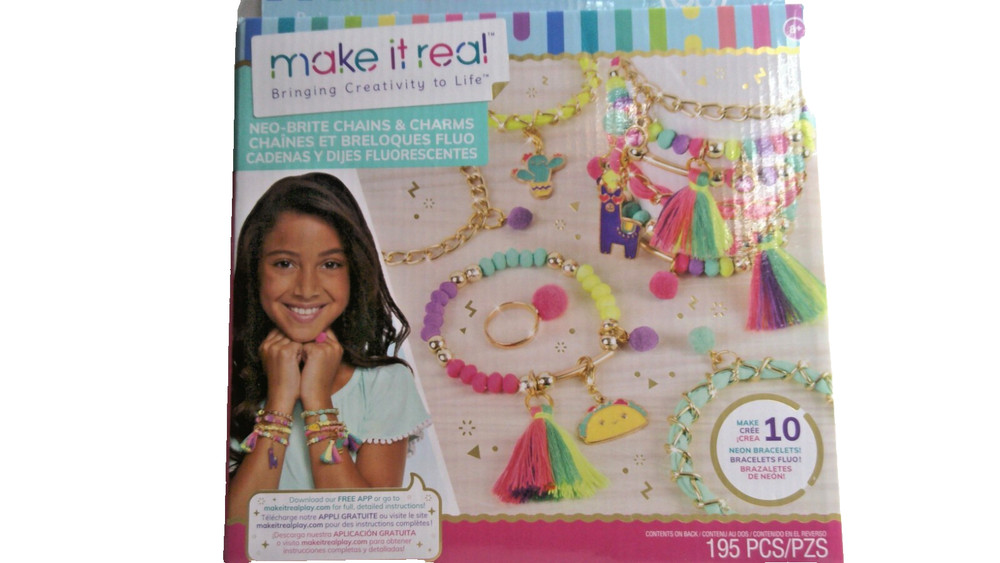 Make It Real Neo-Brite Chains & Charms 10 Bracelets G18