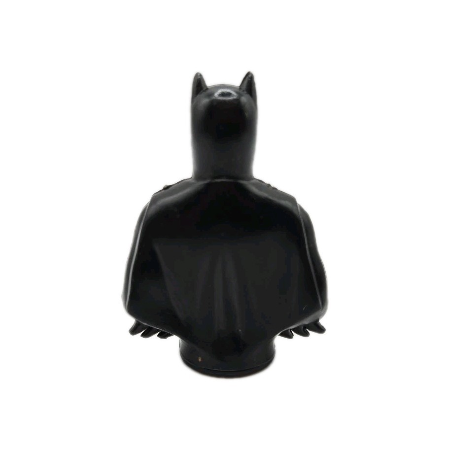 Vintage 1989 Black Topps BATMAN BUST Candy Container 3” Top Only DC Comics
