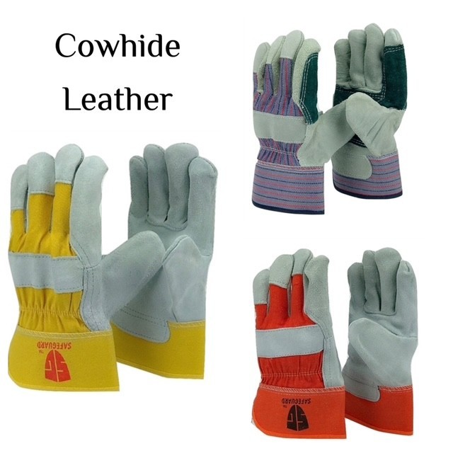 Rawhide Leather Gloves Work Gloves for Men or Women 9339