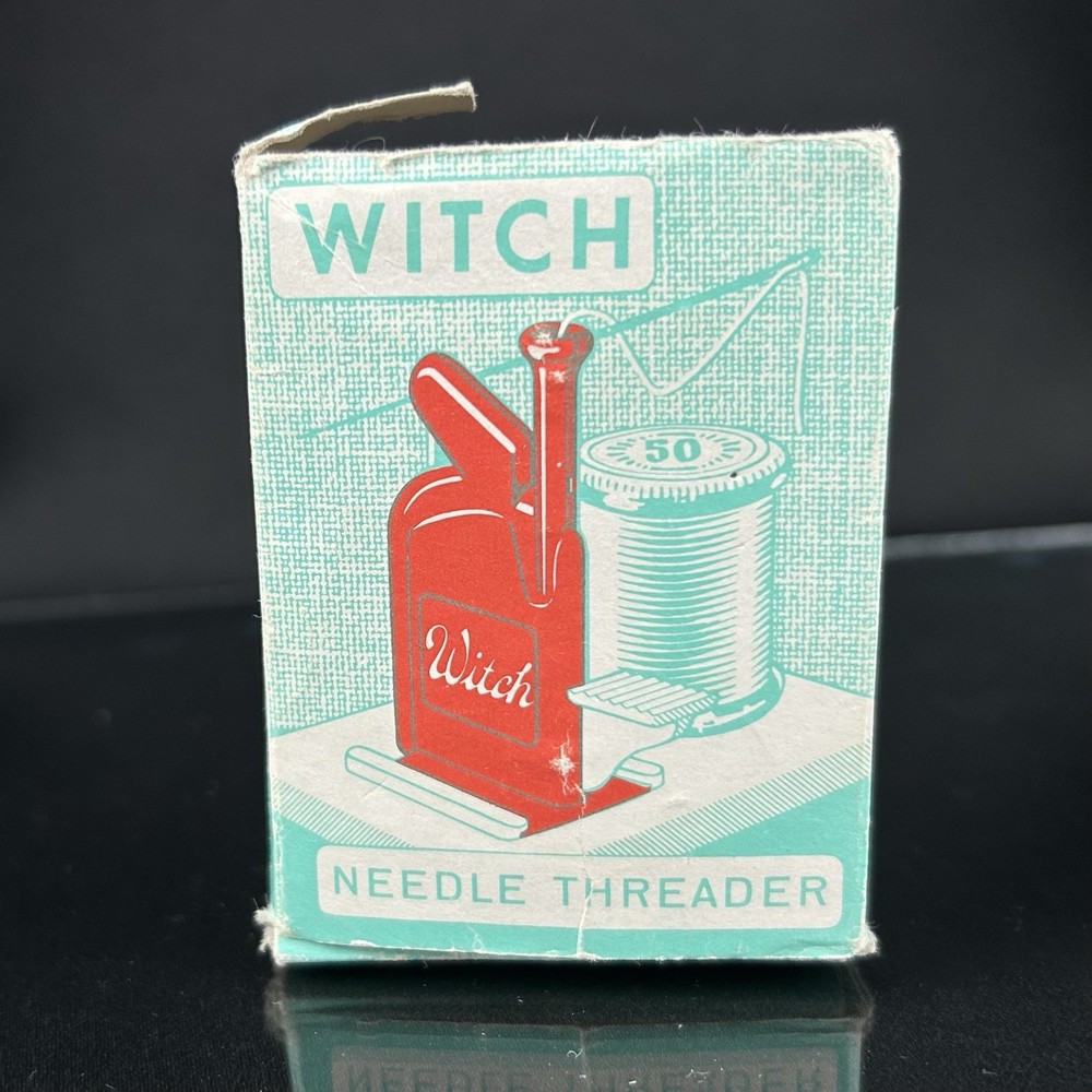 Vintage Witch Automatic Needle Threader with Instructions Made in Germany