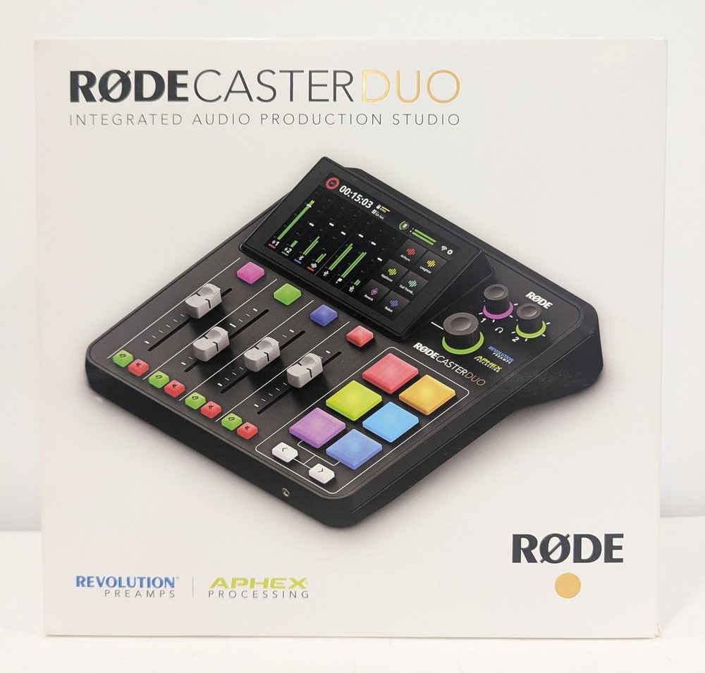 Rode RODECaster Duo Integrated Audio Production Studio - Black (RCDUO)