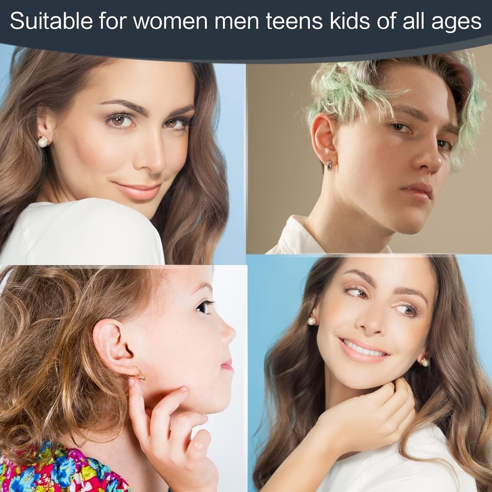 Brand New Ear Piercing Kit 3MM Silver