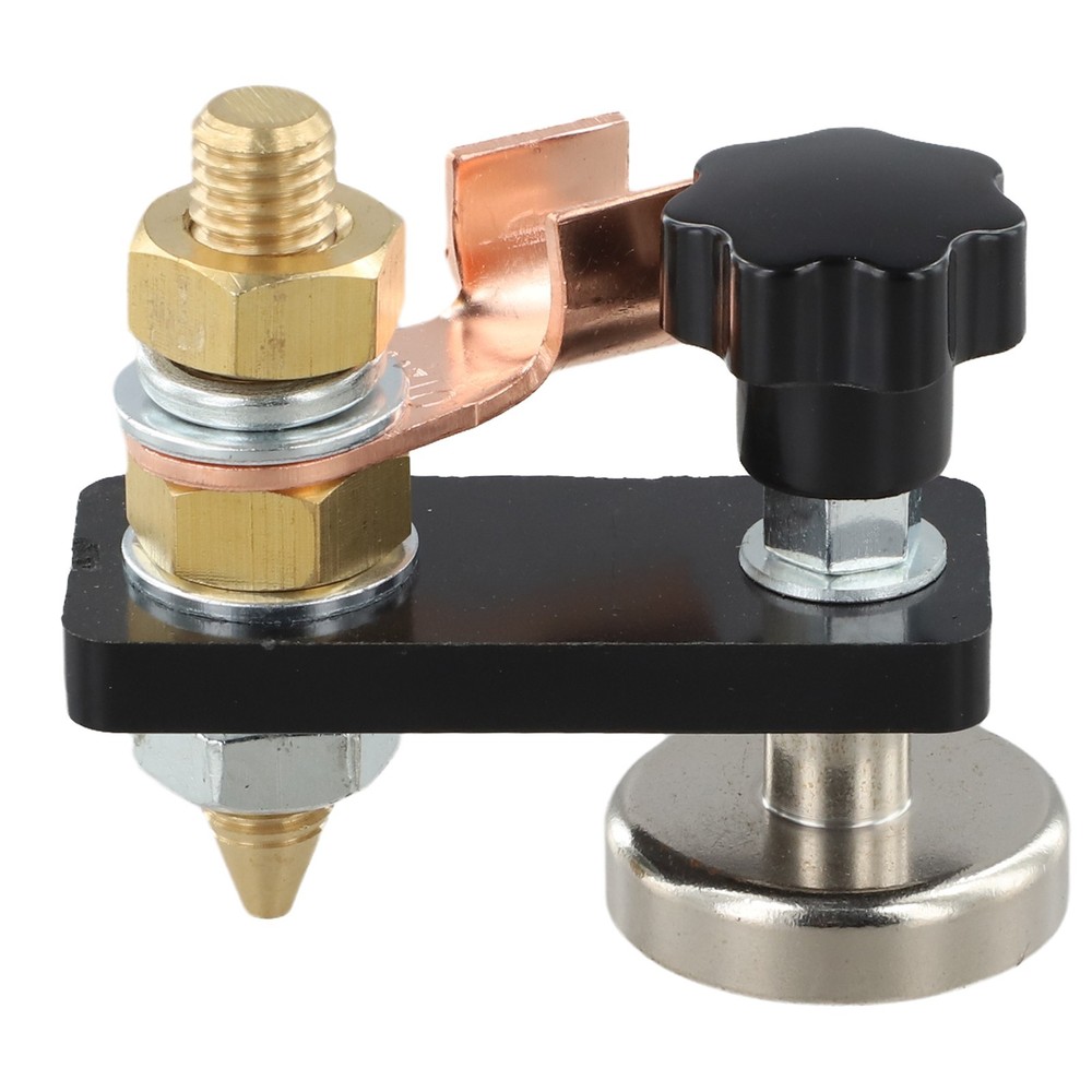 Efficient Magnetic Clamp for Welders with Brass Chuck and Insulation Board