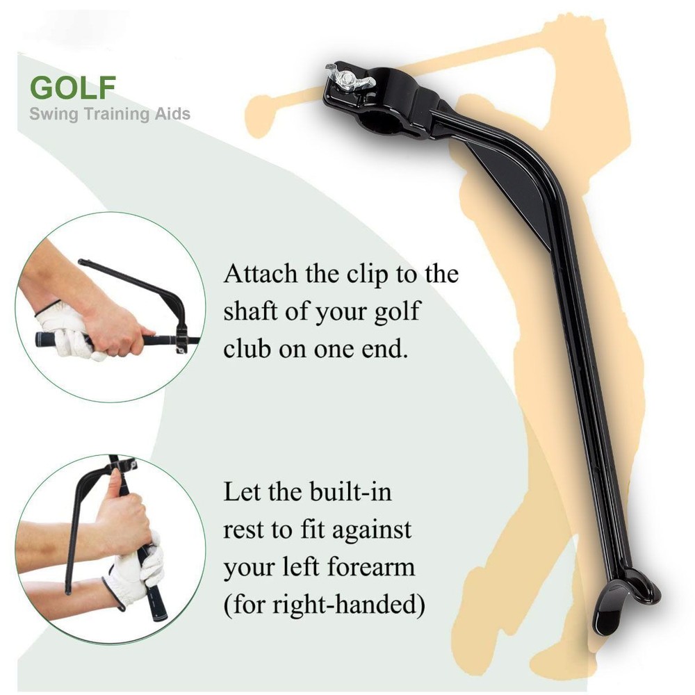 Beginner Golf Practice Swing Trainer Gesture Wrist Alignment Training Aid Tool