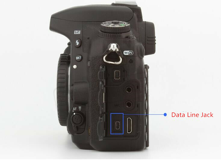 USB mini B 8 pin camera Lead Cable Tether Adapter Power PC Mac Transfer Sync