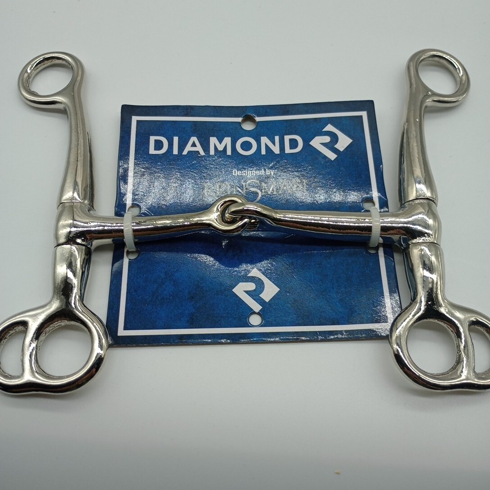 Circle Y Diamond R Nickel Plated Tom Thumb Bit