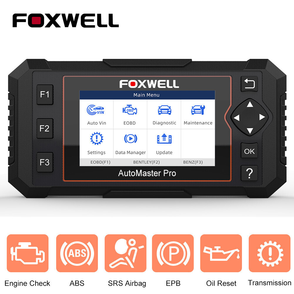 FOXWELL NT614 Elite OBD2 Scanner Auto Diagnostic Car Code Reader Oil EPB Tool US