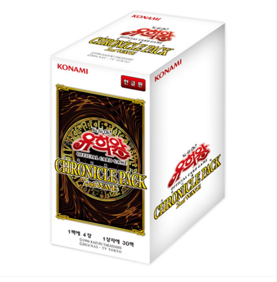 YUGIOH Cards "Chronicle Pack 2nd Wave" Korean Version 1 BOX (20AP-KR) + Tracking