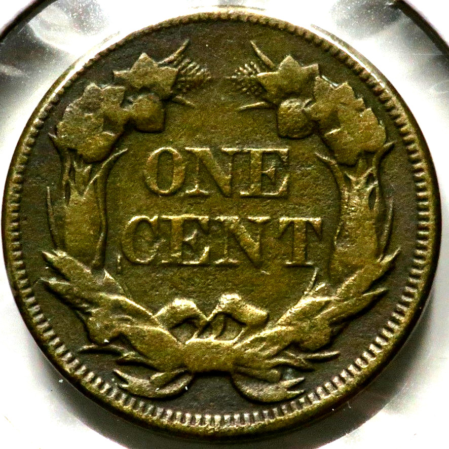 1858 Flying Eagle One 1 Cent - Large Letters R1834