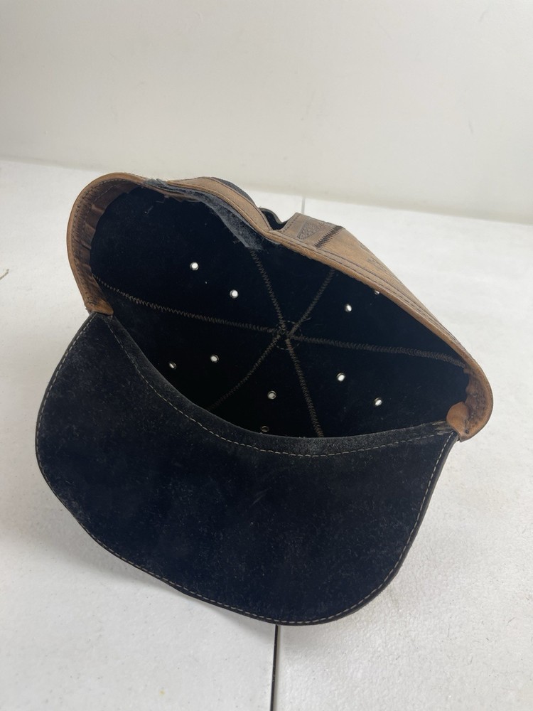 Muchupicchu Leather Style Hat Brown Display Cap