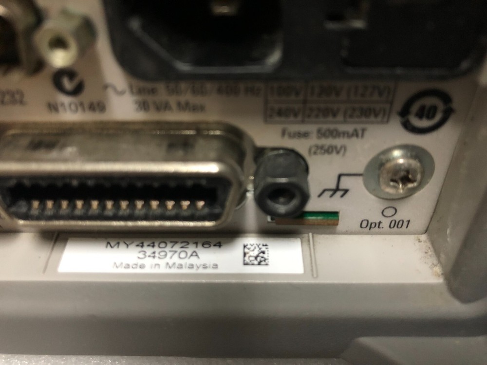 Agilent / HP 34970A Data Acquisition / Data Logger Switch Unit with DMM