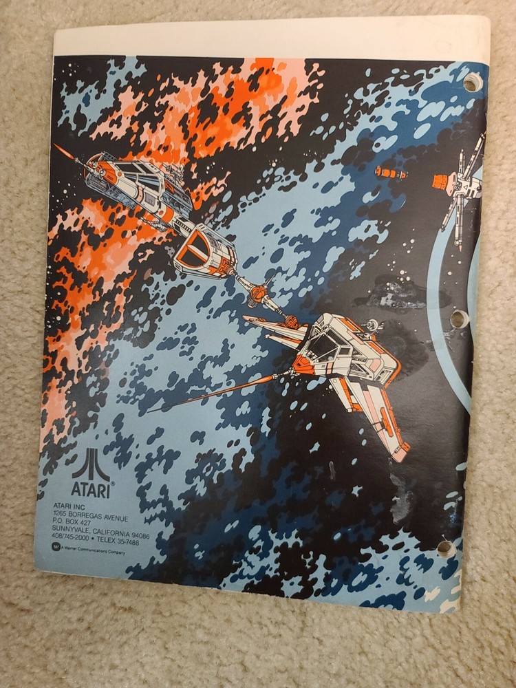 Atari Space Duel Arcade Game Machine Operation Service Manual