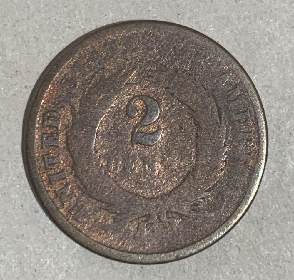 1864 Two Cent Piece U.S. COIN