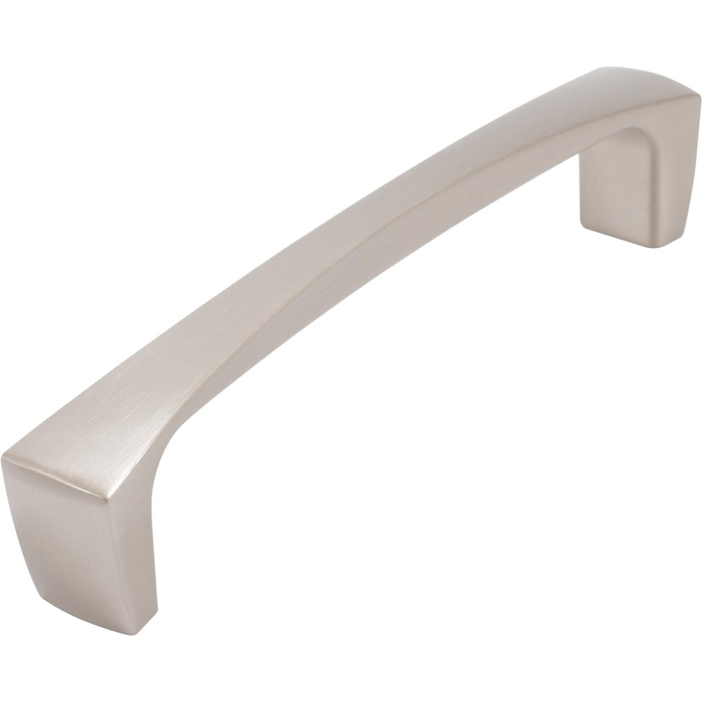 Curtiss Cabinet Pull, 128 Millimeters, Satin Nickel by Stone Harbor Hardware