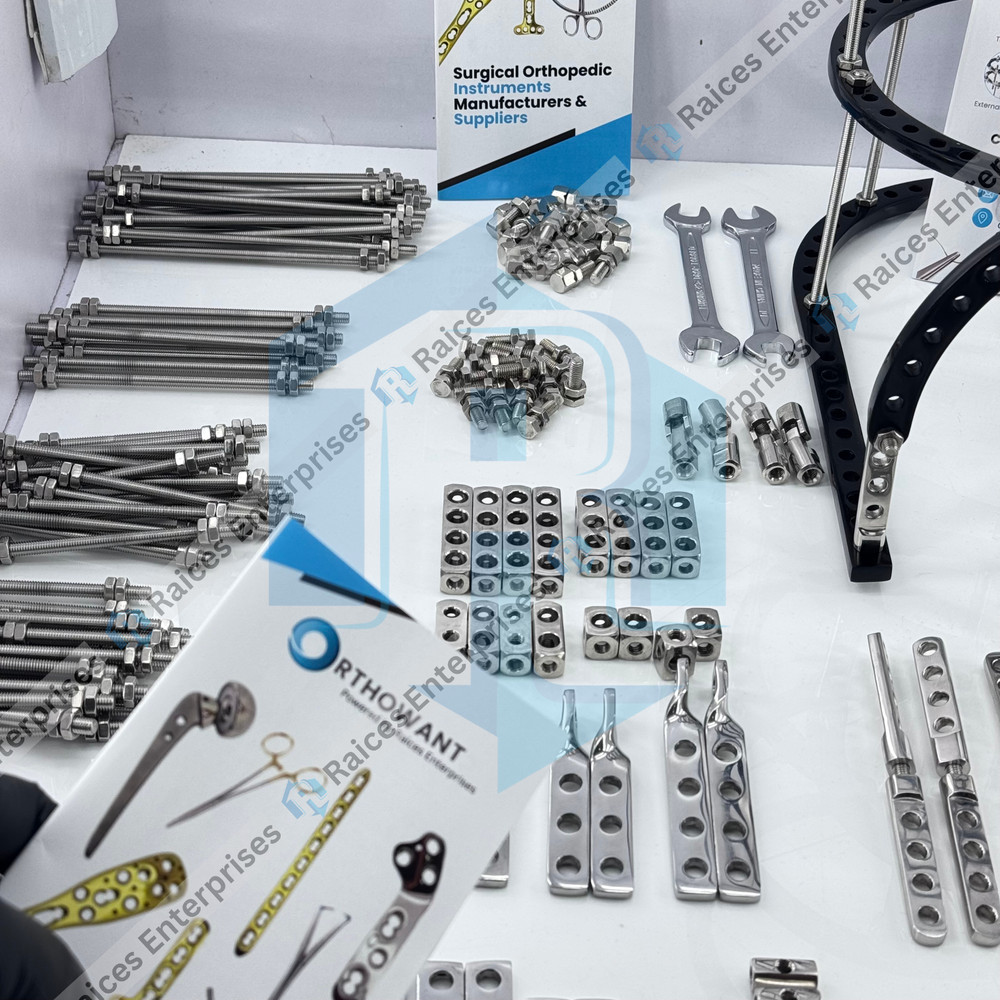 Ilizarov External Fixation System Complete Set, Rings Size 200mm, Ring Fixator