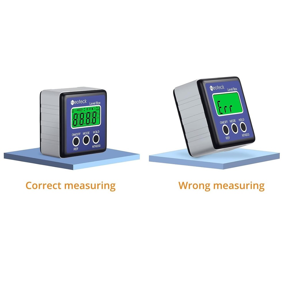 High Accuracy Digital Angle Protractor - Convenient and Lightweight Design