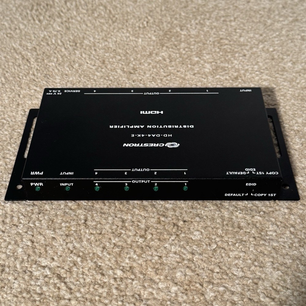Crestron HD-DA4-4K-E HDMI 4K Distribution Amplifier