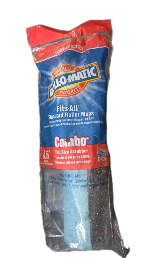 Roll-O-Matic 8.5” Full size Scrubber Refill  FITS ALL