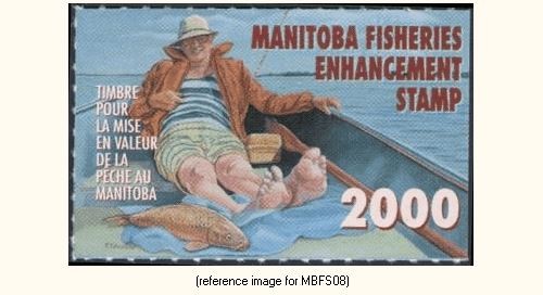 HALFPRICEINTERNAT Canada(Manitoba) Salmon Stamp 2000 (---)