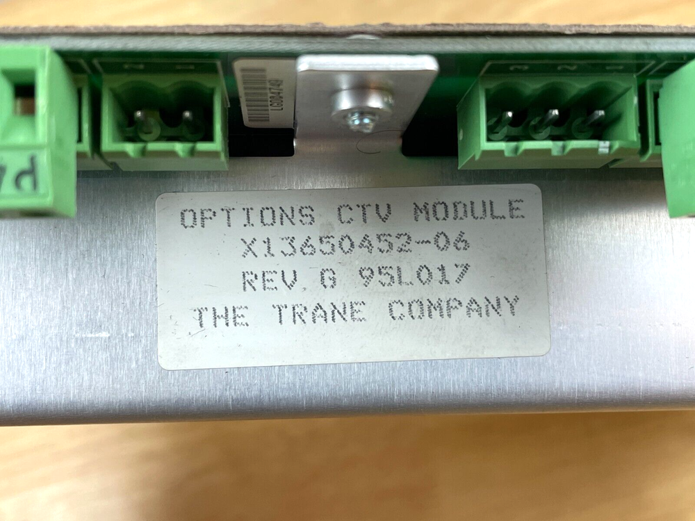 Trane X13650452-06 Options CTV Module, Rev G