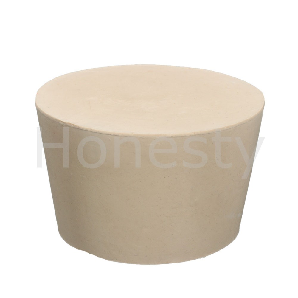 Solid Rubber Stopper Bung Laboratory Engine Seal Flask Tapered Tube Plug 15 Size