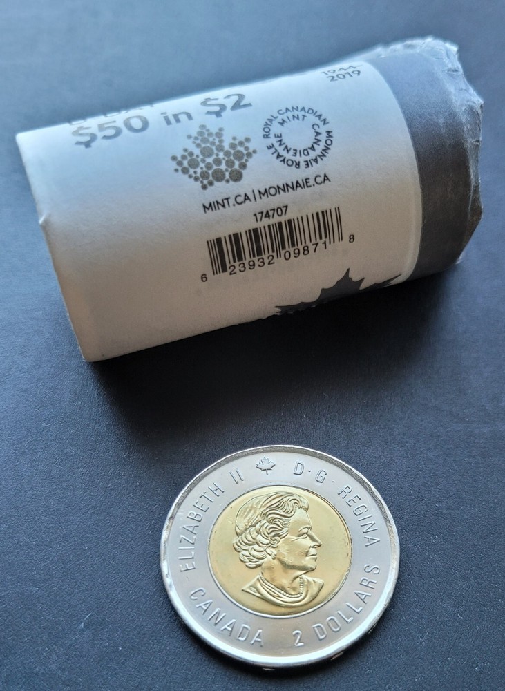 *** CANADA TOONIE 2019 D-DAY *** FROM ORIGINAL MINT ROLL ***