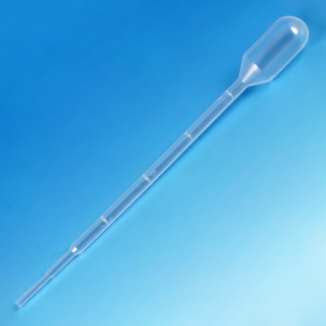 Globe Scientific LDPE Transfer Pipette 3 mL 2.2 mL Draw Volume 5000 pcs