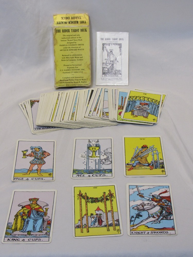 Tarot Library and 78 Card Rider-Waite Tarot Deck