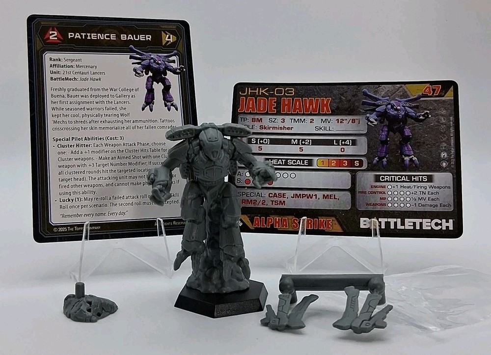 New BattleTech: Jade Hawk Mech 21st Centauri Lancers Command Lance B&N Exclusive